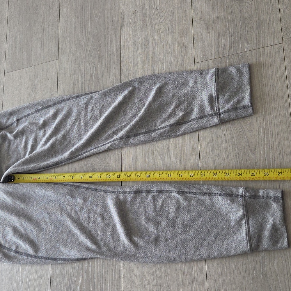 PATAGONIA Capilene Mid Weight Baselayer Leggings Pants Heathered Striped Gray XS - Picture 4 of 5